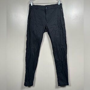 Lululemon Commission Pant Classic Swift Cotton 35” Black Size 33